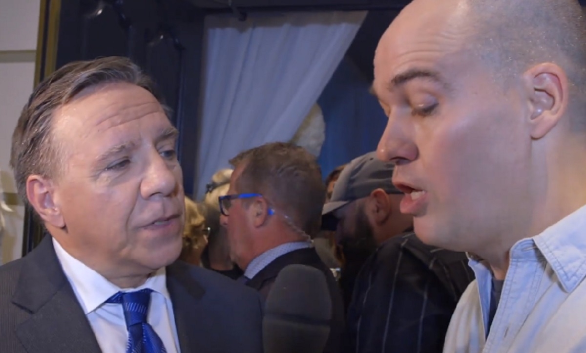 Malaise: Guy Nantel en Vox Pop avec Franois Legault, a frle la catastrophe...